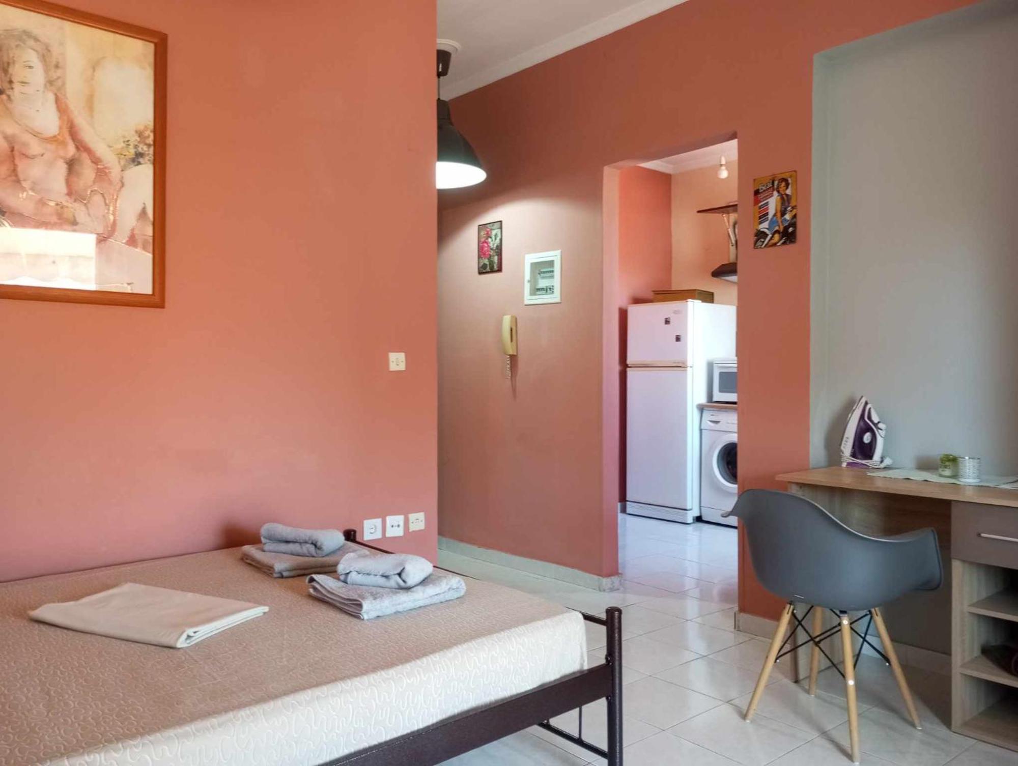 Cozy Studio Flat 1 Bedroom-Very Central Location Mytilene Bagian luar foto
